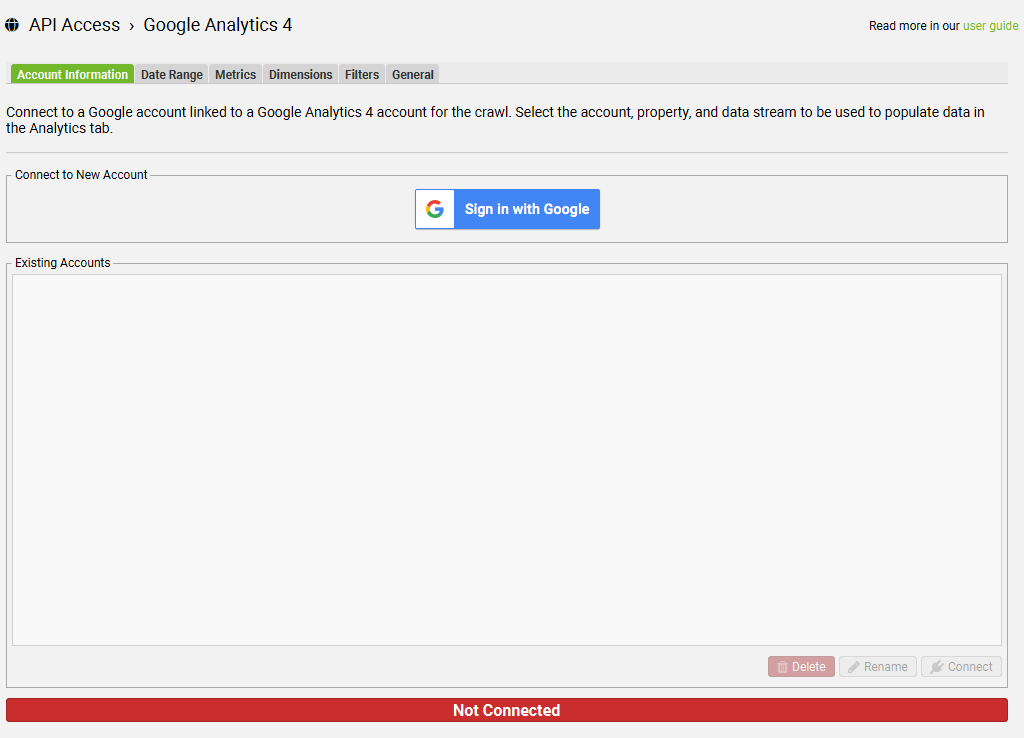 google analytics api