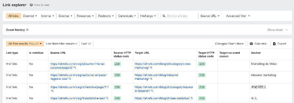 link explorer