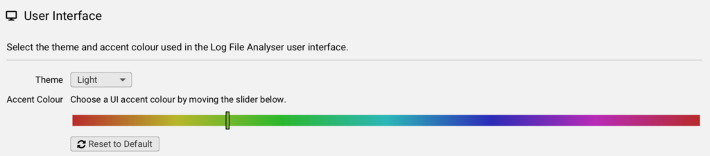 user interface