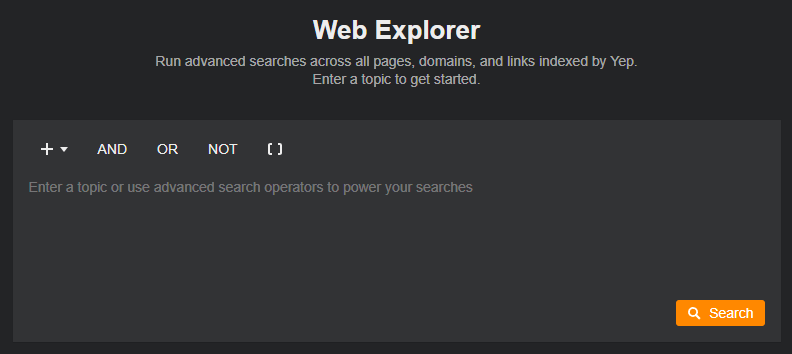 web explorer